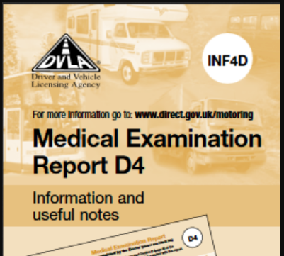 Medical Report - DVLA, Fitness to drive report