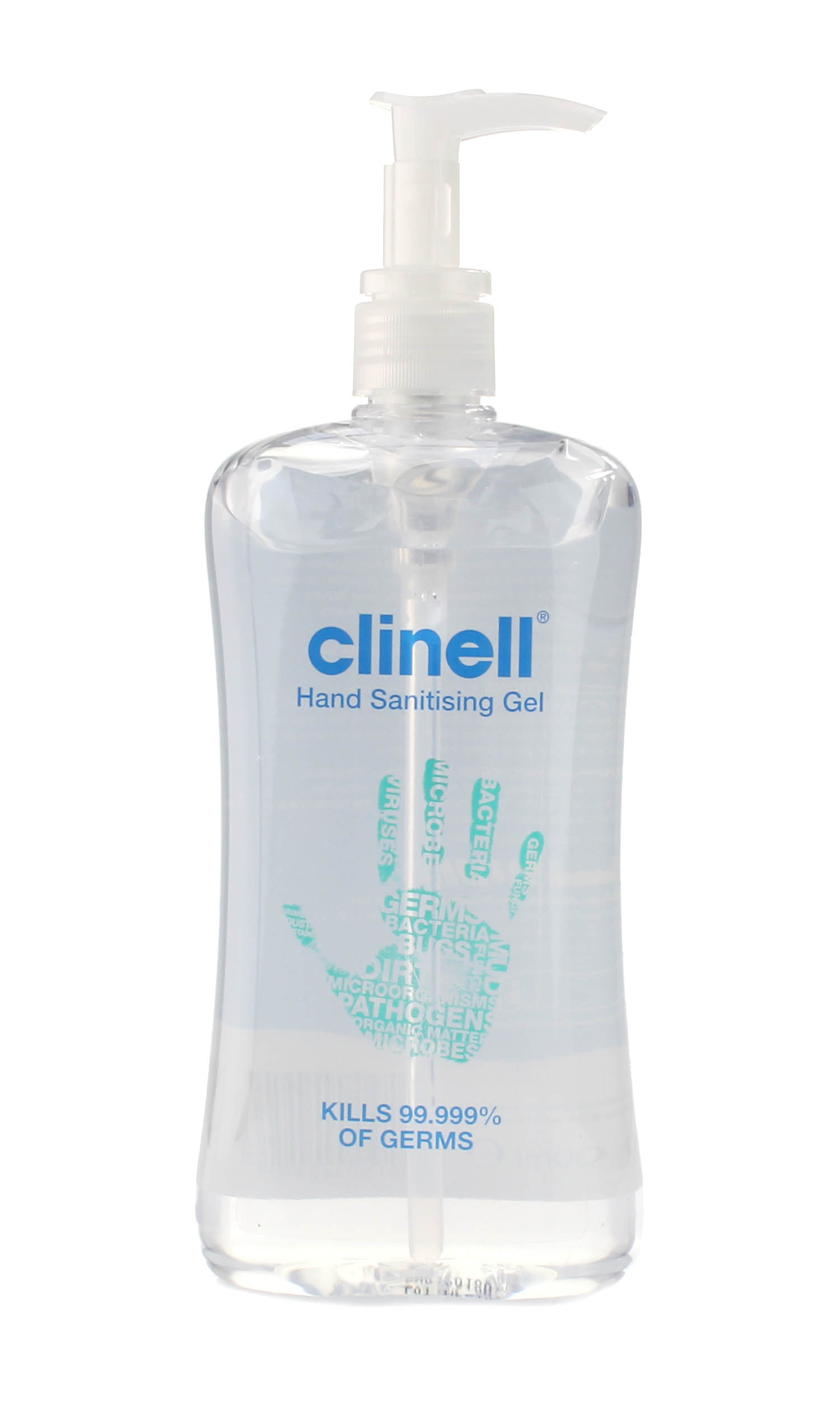 Hand Sanitiser, Gel, 500ml, Pump Bottle, Clinell, Each